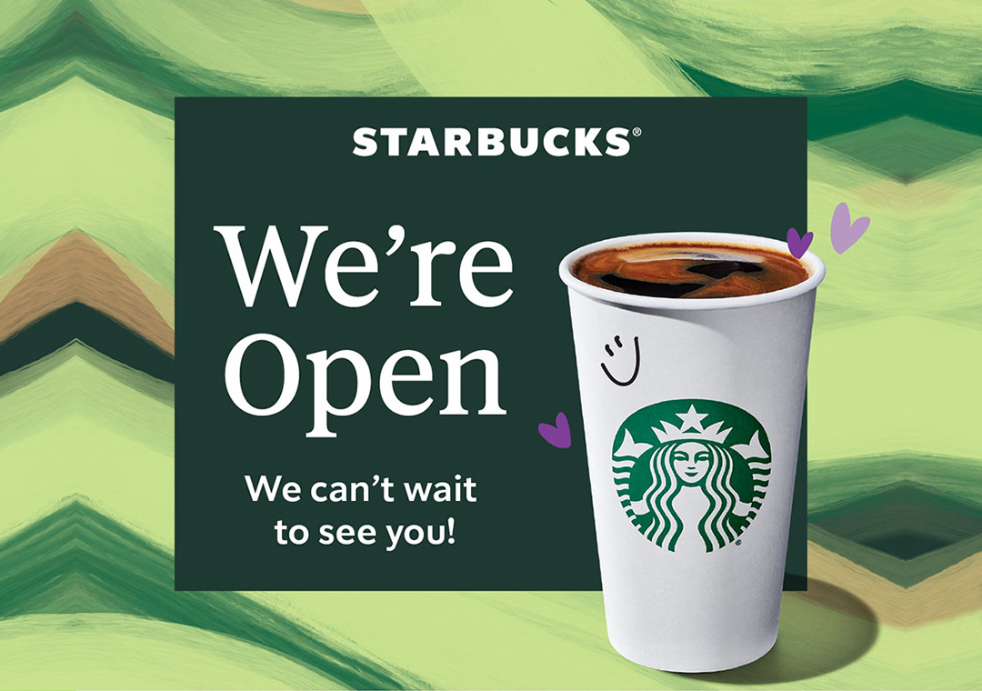 starbucks now open image